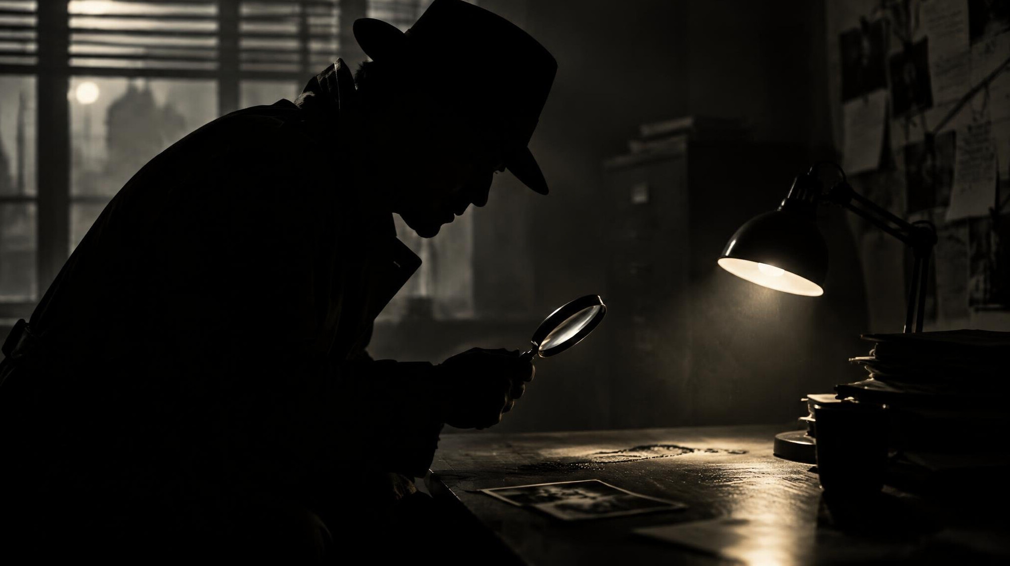 mysterious character silhouette